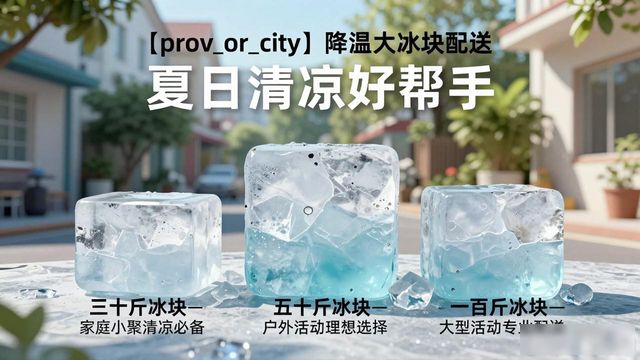 万州降温大冰块配送 夏日清凉好帮手